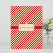 Invitation Red & Crème Holiday (Debout devant)