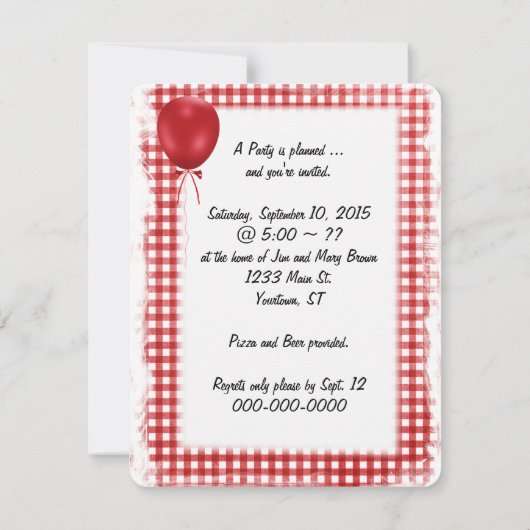 Invitation Red Cup Drink Party (Dos)