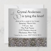 Invitation Red Damask Corset Leopard Bachelorette (Dos)