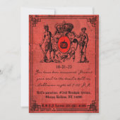 Invitation Red Devil Halloween (Devant)