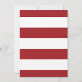 Invitation Red Eat Drink and Be Joyeux Noël virtuel (Dos)