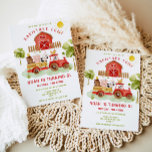 Invitation Red Farm Animaux 6e anniversaire de fête Invitatio<br><div class="desc">Red Farm animaux 6e anniversaire fête Invitation. Invitation à la fête d'anniversaire pour les enfants. Éléments correspondants disponibles.</div>