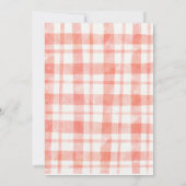 Invitation Red Farm Animaux première fête d'anniversaire Invi (Dos)