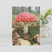 Invitation Red Fly Agaric (Debout devant)