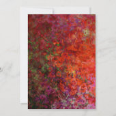 Invitation Red Frame Black Surprise 30e fête d'anniversaire (Dos)