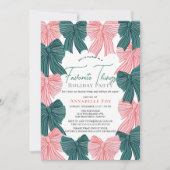 Invitation Red & Green Bows Favorite Things Fête de Vacances (Devant)