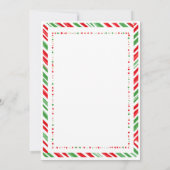 Invitation Red & Green Christmas New Home Housewarming Party (Dos)