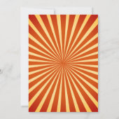 Invitation Red Guitar Rock et Roll Rockstar Anniversaire (Dos)