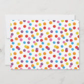 Invitation Red Gumball Machine Candy Bubble Gum Anniversaire (Dos)