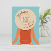 Invitation Red Hair Girls Weekend Bachelorette Pool Party (Debout devant)