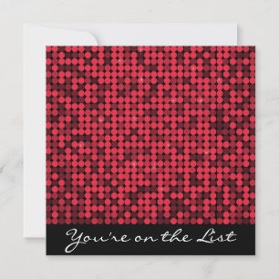 Invitation Red Hot Glam