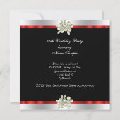 Invitation Red Leopard Pearl Diamond (Dos)