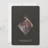 Invitation Red Lily Dutch Master Peinture Mariage (Dos)