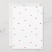 Invitation Red Love Heart Valentine's Galentines Party Invite (Dos)