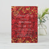 Invitation Red Love Parti de la retraite Rose turque Invitati (Debout devant)