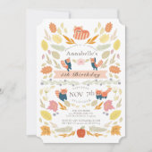 Invitation Red Panda Autumn Folithday (Devant)