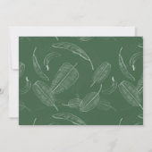 Invitation Red Panda nouveau bébé Jungle Baby shower Invitati (Dos)