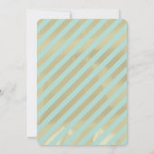 Invitation Red Pandas Simple Mint Green Anniversaire (Dos)