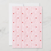 Invitation Red Pink Coquette Cherry Bow Galentine's Day Party (Dos)