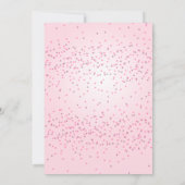 Invitation Red Pink Heart Saint-Valentin Anniversaire de la S (Dos)