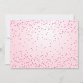 Invitation Red Pink Heart Saint-Valentin Anniversaire de la S (Dos)