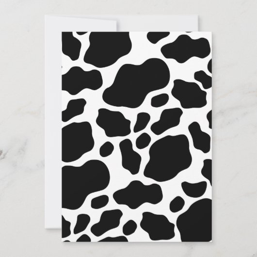 Invitation Red Plaid Boy Holy Cow Premier anniversaire (Dos)