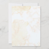 Invitation Red Poinsettia fête de Noël Florale (Dos)