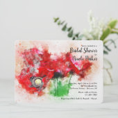 Invitation Red Poppies (Debout devant)