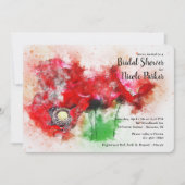 Invitation Red Poppies (Devant)