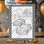 Invitation Red Race Car fête d'anniversaire