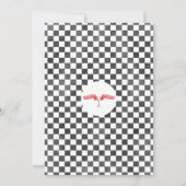 Invitation Red Racing Car Ballons Elephant 2e anniversaire (Dos)