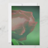 Invitation Red Rosebud Floral Bridal Shower  (Dos)