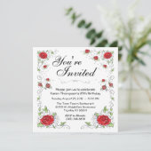 Invitation - Red Roses (Debout devant)