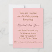 Invitation Red Roses & Cockatoo Art Vintage (Dos)