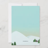 Invitation Red Skis (Dos)