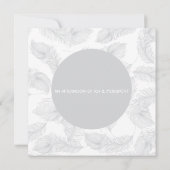 Invitation Red Songbird Modern Wedding (Dos)