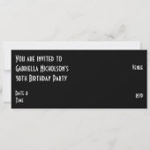 Invitation Red Star 'VIP PASS' noir long (Dos)
