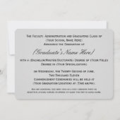 Invitation Red Tassel vaudrait la peine d'être diplômé du Has (Dos)