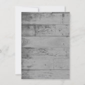 Invitation Red Tree of Hearts Mariage Dîner de répétition Inv (Dos)