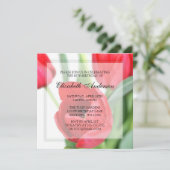 Invitation Red Tulips 80e anniversaire (Debout devant)