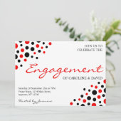 Invitation Red White Black (Debout devant)