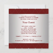 Invitation Red Wine Corporate Party (Dos)