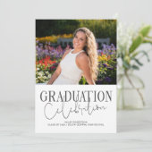 Invitation Rédigé à la main 2 Photo 2024 Célébration des dipl (Debout devant)