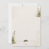 Invitation Reel Excited Bass Theme Fishing Baby Shower (Dos)