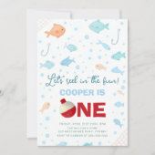Invitation Reel in the Fun Fishing 1er anniversaire (Devant)