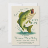 Invitation Reel in the Fun Fishing Birthday (Devant)