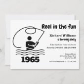 Invitation Reel in the Fun Modern Fisherman 60e anniversaire (Devant)