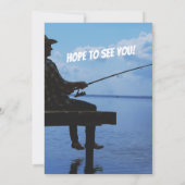 Invitation Reel in the Fun Sunset Fisherman 50e anniversaire (Dos)