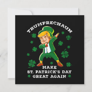 Invitation Refaire la Saint-Patrick Grande Encore Drôle Trump