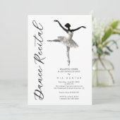 Invitation Refined Silver Sparkle Ballet Recital TMF26 (Debout devant)